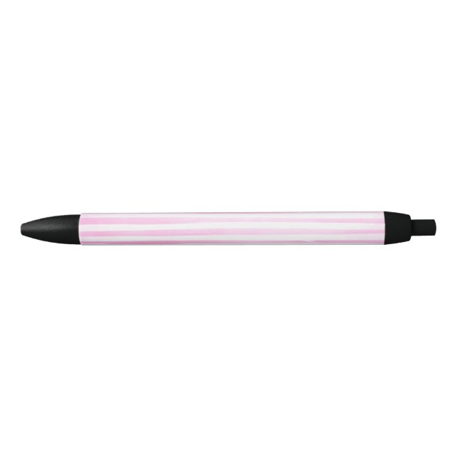 Stylo Noir Aquarelle Pinceau rose (Devant)