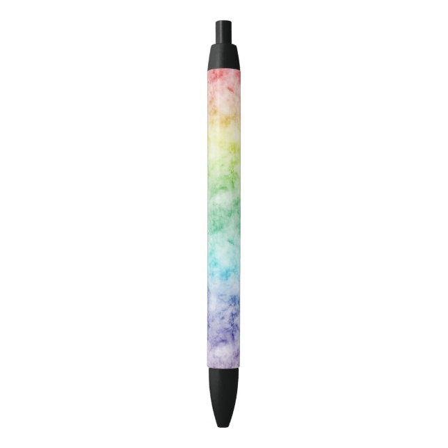 Stylo Noir Aquarelle Rainbow (devant Vertical)