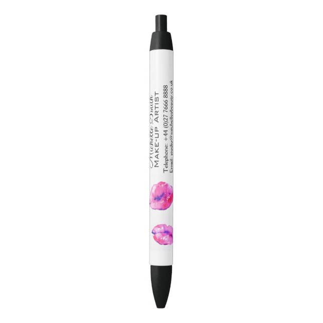 Stylo Noir Aquarelle rose lèvres maquillage marque (devant Vertical)