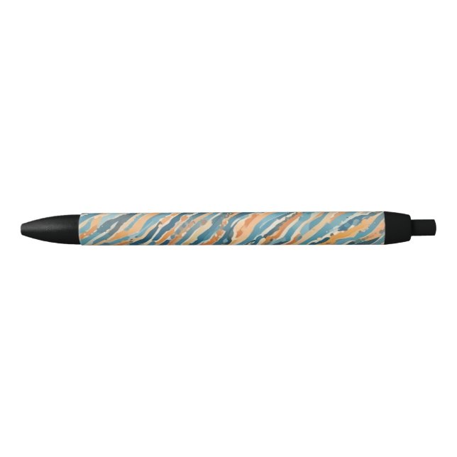 Stylo Noir Aquarelles baignées de soleil (Devant)