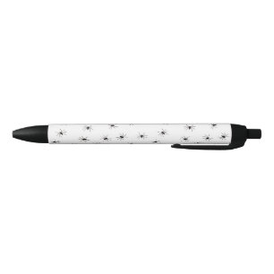 Stylo Noir Araignées d'Halloween