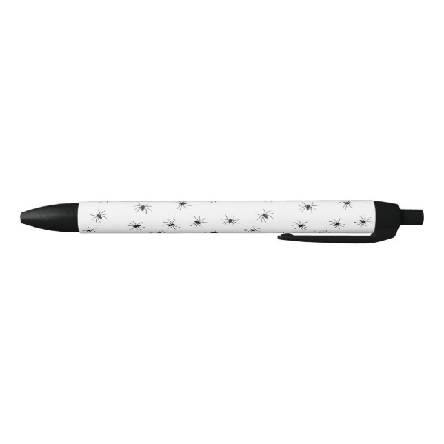 Stylo Noir Araignées d'Halloween (Bas)