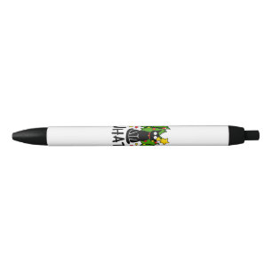Stylo Noir Arbre de Noël drôle de chat noir Noël joyeux humou