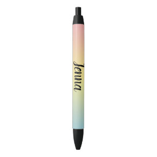 Stylo Noir Arc-en-ciel-