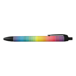 Stylo Noir Arc-en-ciel