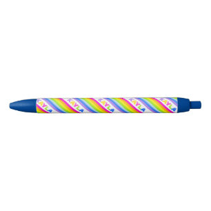 Stylo Noir Arc-en-ciel : cinq lettres