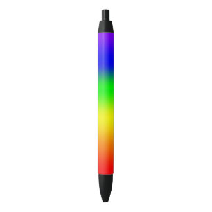Stylo Noir Arc-en-ciel Ombre
