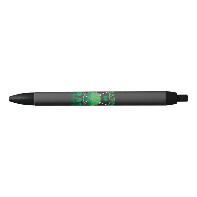 Stylo Noir Armes de destruction d'herbe (Devant)
