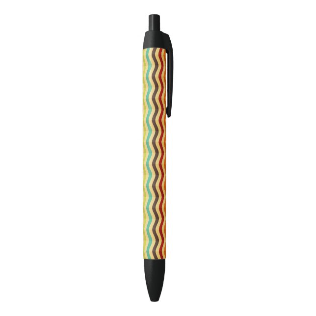 Stylo Noir Arrière - plan avec des rayures dans rétros 4 (Bas (Vertical))