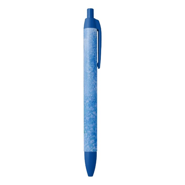 Stylo Noir Arrière - plan bleu d'aquarelle (Bas (Vertical))