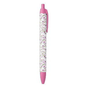 Stylo Noir Arrière - plan multicolore de point