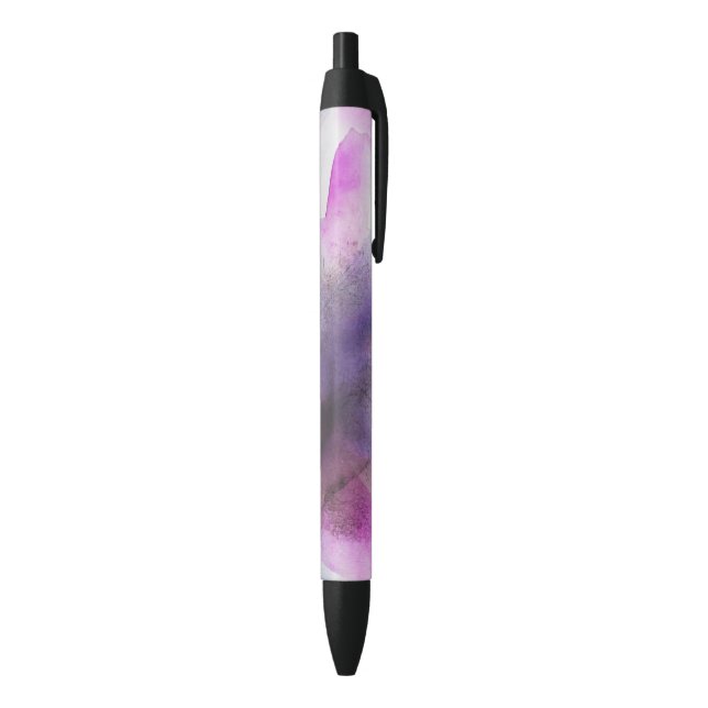 Stylo Noir art abstrait pourpre de cubisme sans couture (Bas (Vertical))