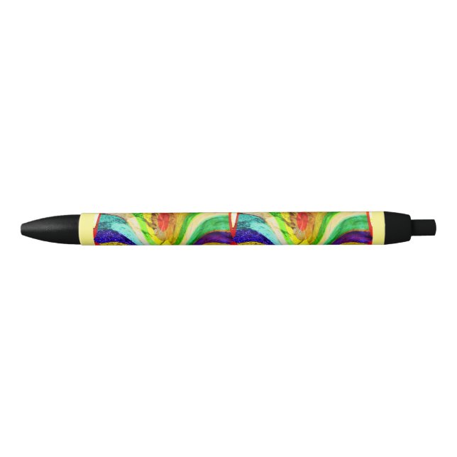 Stylo Noir Art de gemmes (Devant)