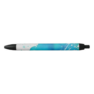 Stylo Noir Art déco de l'Océan blanc Pen Blue