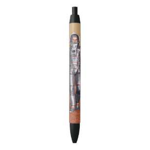 Stylo Noir Art du paysage de planète surréaliste voyageur cos