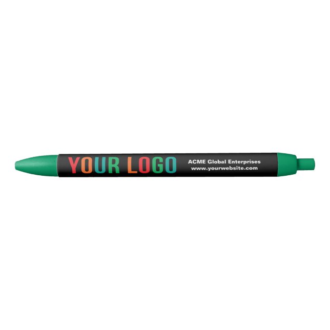 Stylo Noir Articles promotionnels, Ajouter Votre Logo, Promot (Devant)