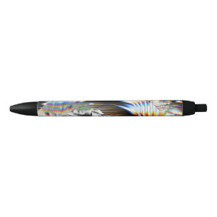 Stylo Noir Attaque arc-en-ciel