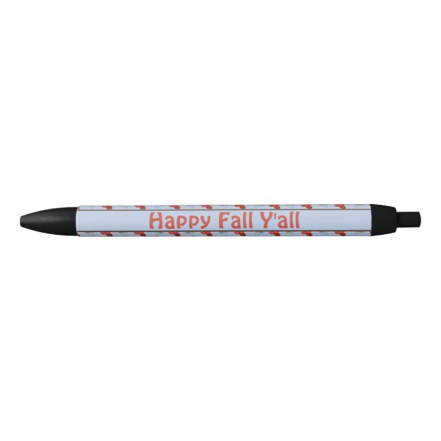 Stylo Noir Automne personnalisé (Devant)