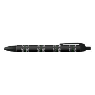 Stylo Noir Avertissement J'ai survécu Coronavirus