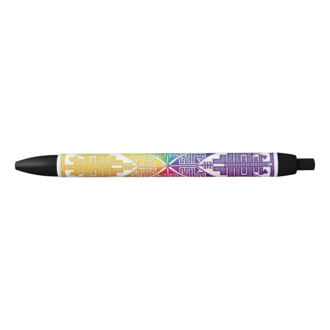 Stylo Noir Aztèque (Devant)