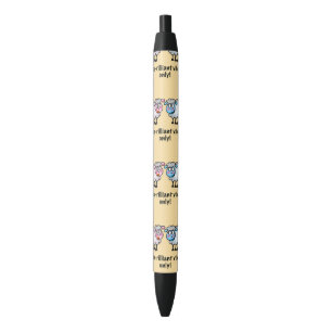 Stylo Noir Baa-rilliant - Paire de moutons de dessin animé mi