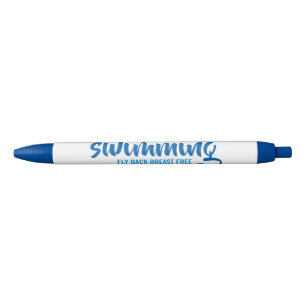 Stylo Noir Baignade Retour poitrine Texte typographique libre