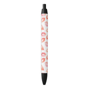 Stylo Noir Baisers d'aquarelle