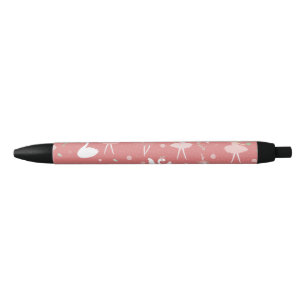 Stylo Noir Ballet, Femmes & Filles, Motif de cygne de ballet 