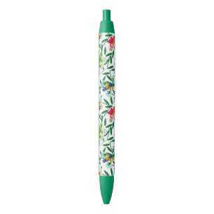 Stylo Noir Bambou tropical de grenouille de saut