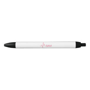 Stylo Noir Bande cardiaque Médicale  Pour les médecins et l