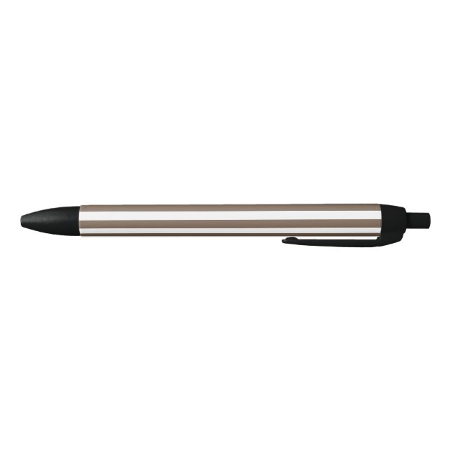 Stylo Noir Bandes de bonbons de couleur et blanc (Bas)
