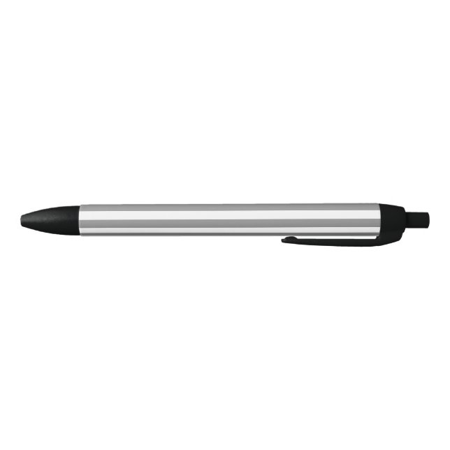 Stylo Noir Bandes de bonbons grises et blanches (Bas)