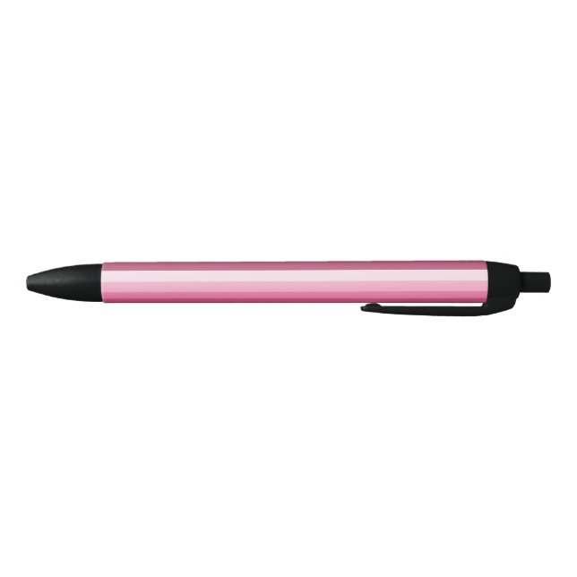 Stylo Noir Bandes d'ombre rose (Bas)