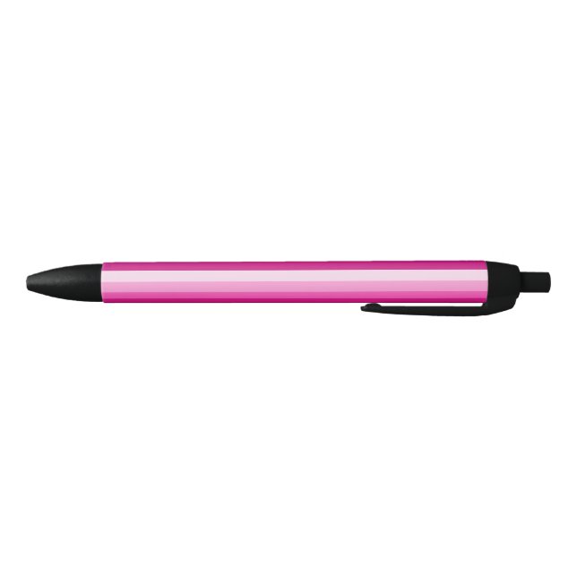 Stylo Noir Bandes d'ombre rose chaud (Bas)