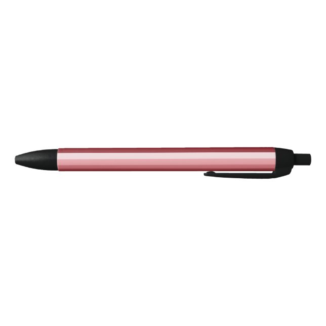 Stylo Noir Bandes d'ombre rouges (Bas)