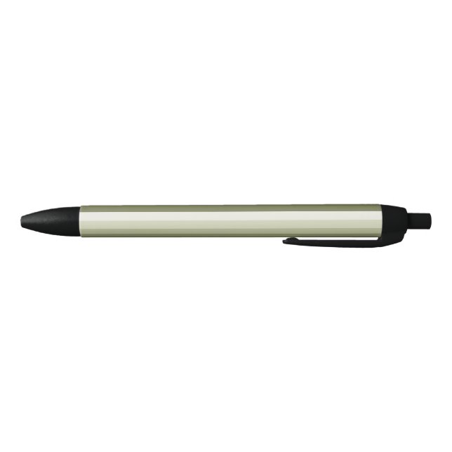 Stylo Noir Bandes d'ombre vert olive (Bas)
