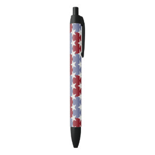 Stylo Noir Bannière étoilée