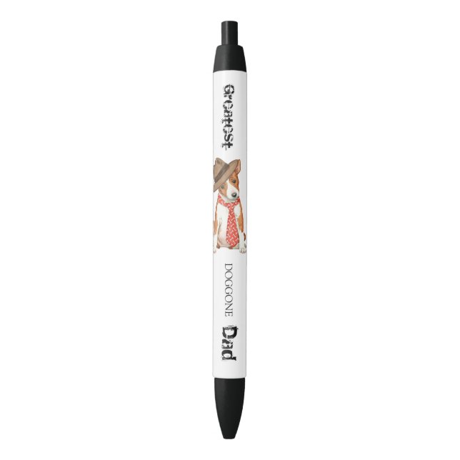 Stylo Noir Basenji Papa (devant Vertical)