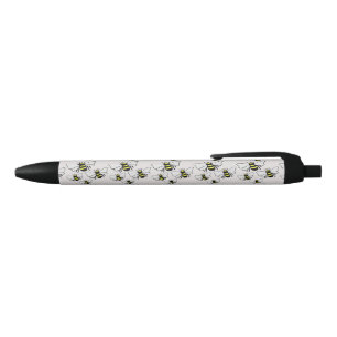 Stylo Noir Beaucoup d'abeilles en encre