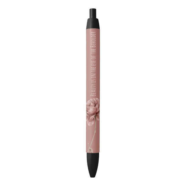 Stylo Noir Beauté de Rose Bourguignon Est (devant Vertical)