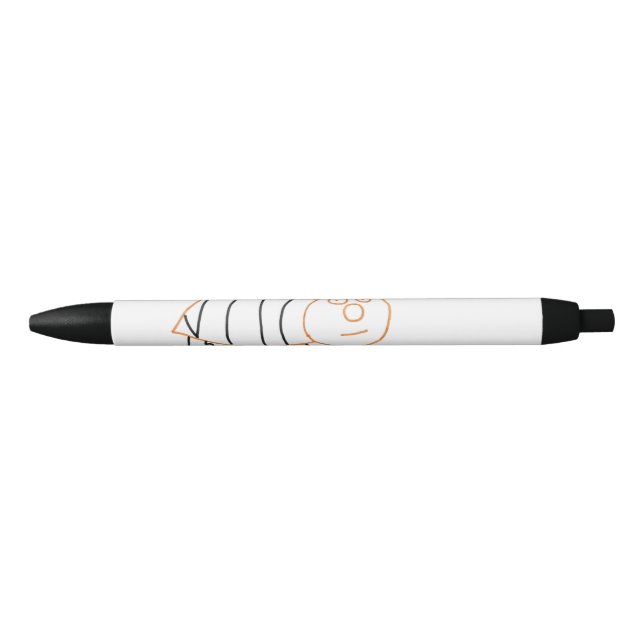 Stylo noir Bee Bear (Devant)