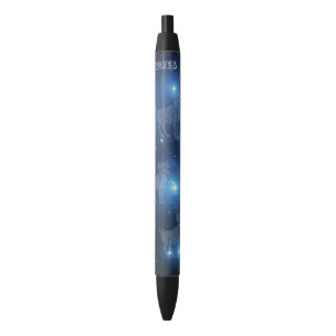 Stylo Noir Bélier transparent