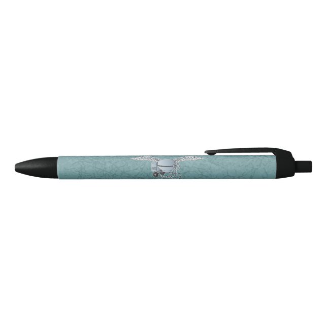 Stylo Noir Béton bleu-gris (Haut)