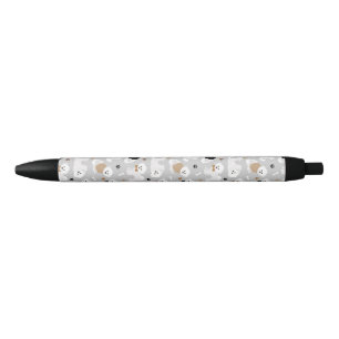 Stylo Noir Bichon Frise Bones and Paws Grey