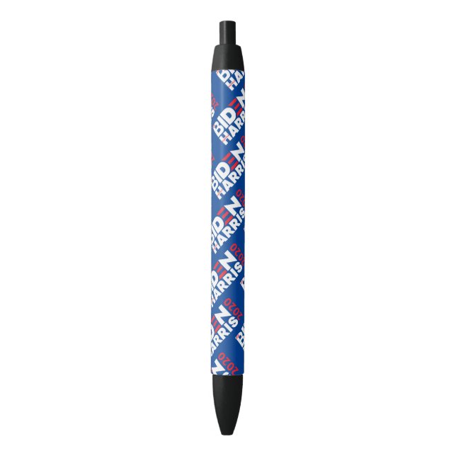 Stylo Noir Biden / Harris 2020 Election Campaign Ballpoint (devant Vertical)
