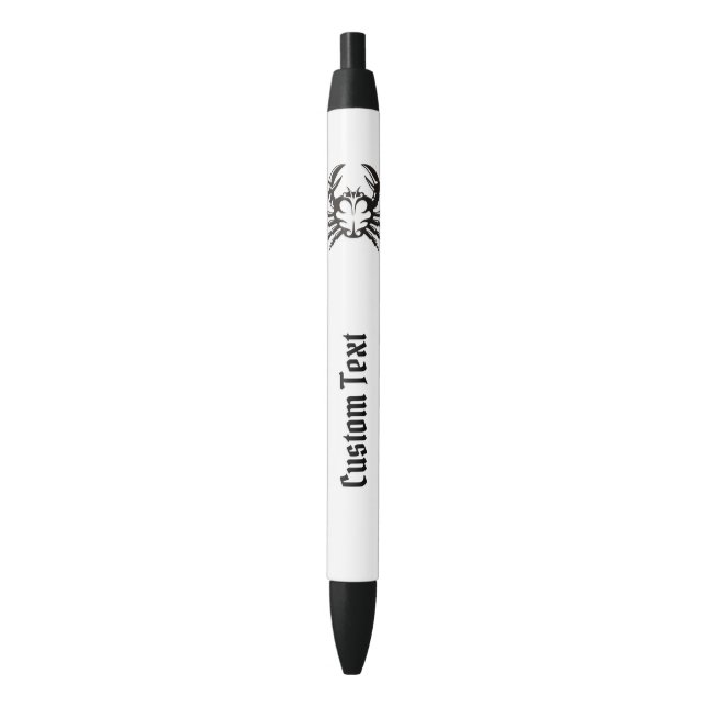 Stylo Noir Black Crab (devant Vertical)