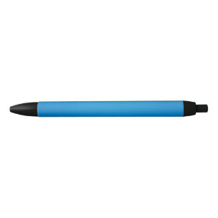 Stylo Noir Bleu cérulean clair avec texture granuleuse