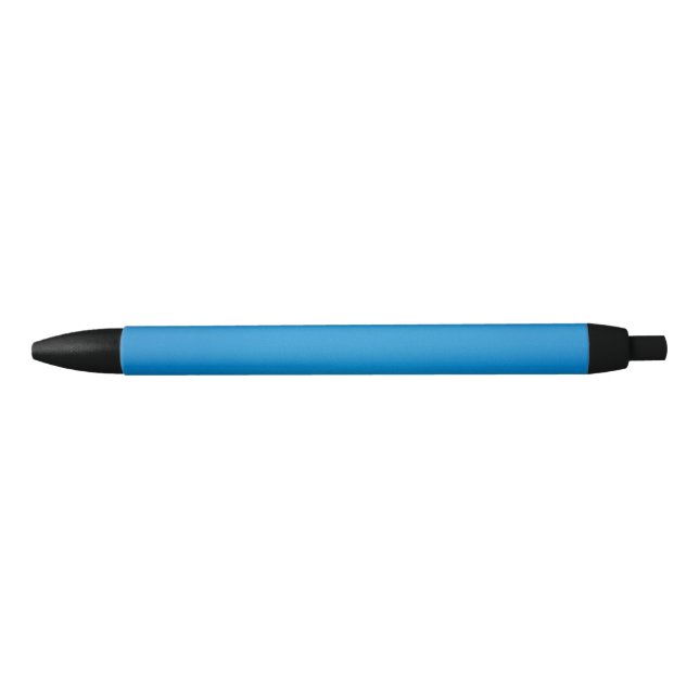 Stylo Noir Bleu cérulean clair avec texture granuleuse (Devant)