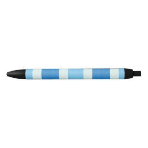 Stylo Noir Bleu et blanc