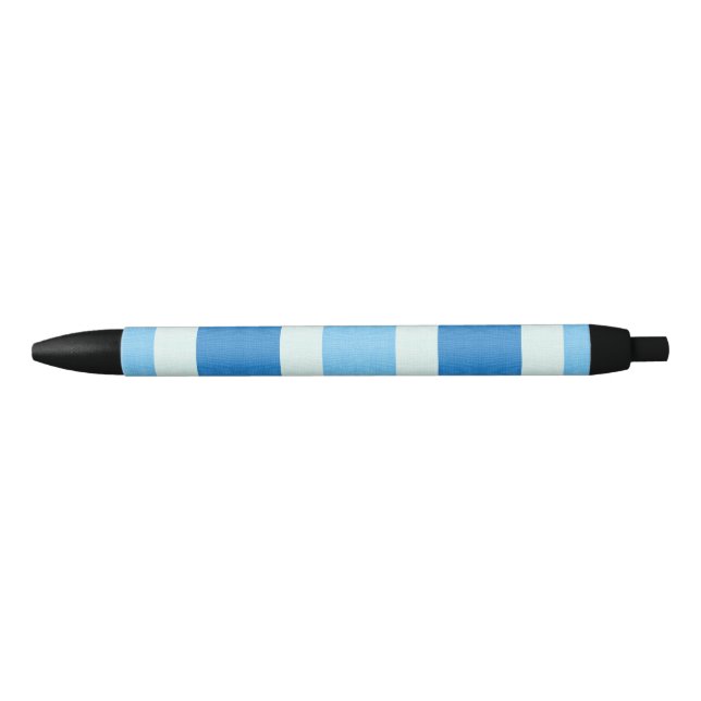 Stylo Noir Bleu et blanc (Devant)